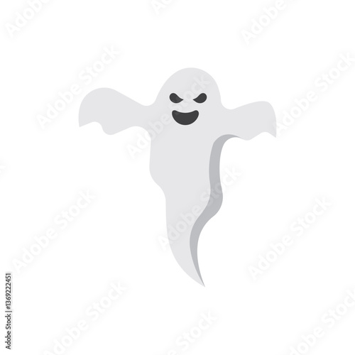 Ghost with a mischievous smile