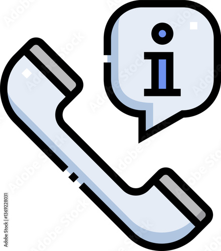 call center agent Illustration on a white background