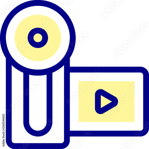 cam Illustration on a white background.