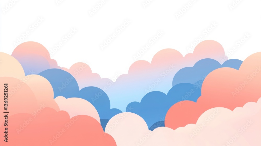 Dreamy pastel gradient with soft clouds, blending pink, blue, and light peach. Dreamy pastel gradient with soft clouds, blending pink, blue, and light peach.