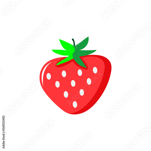 A hand draw illustration of a delightful strawberry