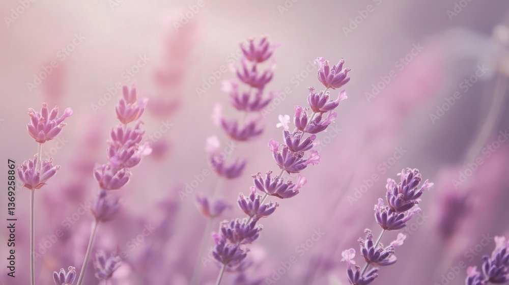 Naklejka premium Subtle pastel gradient background with gentle lavender and blush tones.