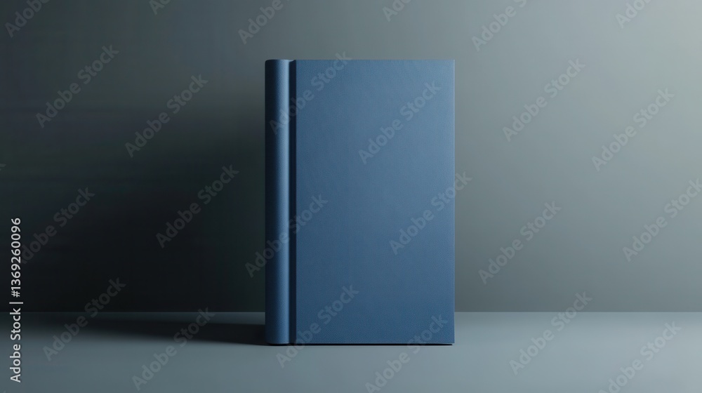 A minimalist blue book rests on a smooth surface against a muted backdrop, emphasizing simplicity and elegance in design. A minimalist blue book rests on a smooth surface against a muted backdrop, emphasizing simplicity and elegance in design.