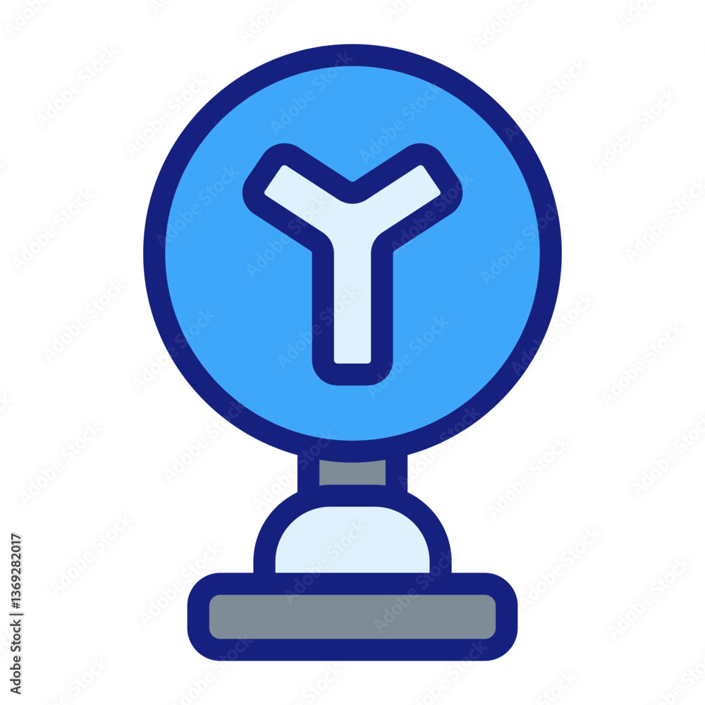 y intersection sign filled flat icon y intersection sign filled flat icon
