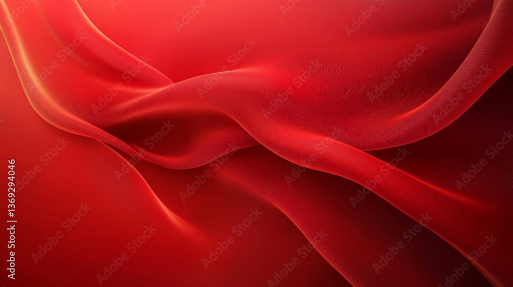 Red background, soft lines Red background, soft lines