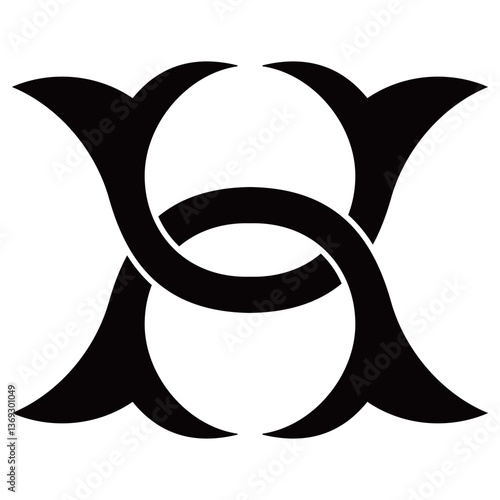 家紋です。上下違い鍬形と言います。
