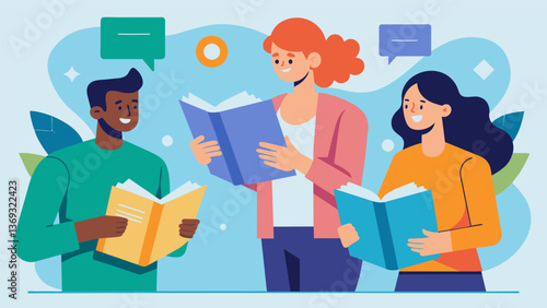 Attendees are given workbooks filled with exercises and activities to continue their journey of personal growth and overcoming challenges beyond the. Vector illustration