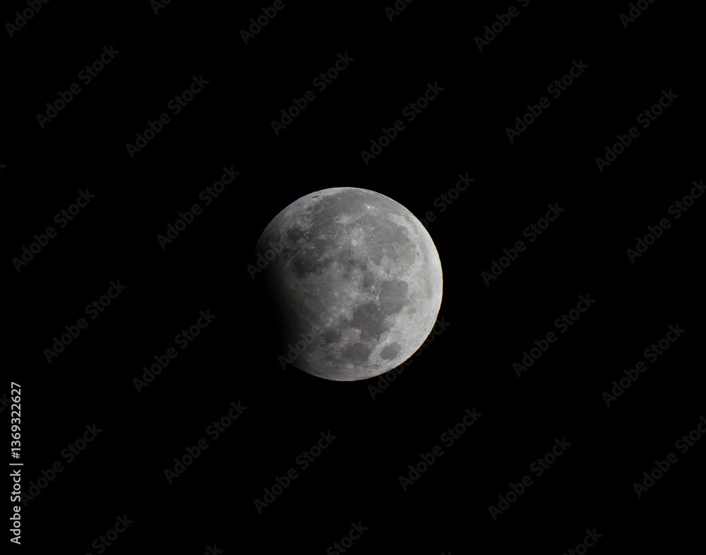 Obraz premium 2023.10.29広島から見えた部分月食