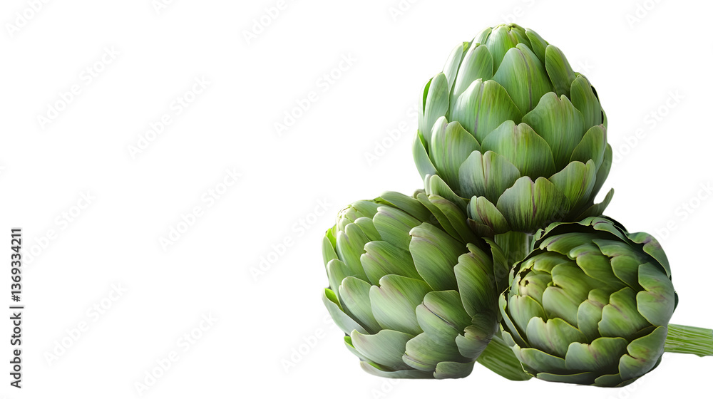 Fototapeta premium Fresh Green Vegetables in a Cluster Healthy Eating Culinary Delight HighQuality Produce Na