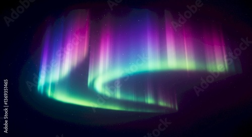 Stunning Aurora Borealis Night Sky Polar Lights Magical Colors