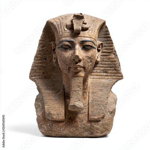 Wallpaper Mural Bust of an ancient Egyptian pharaoh. Torontodigital.ca