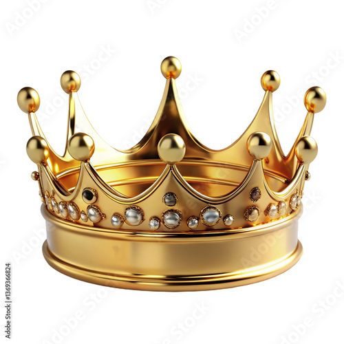 gold crown with diamonds