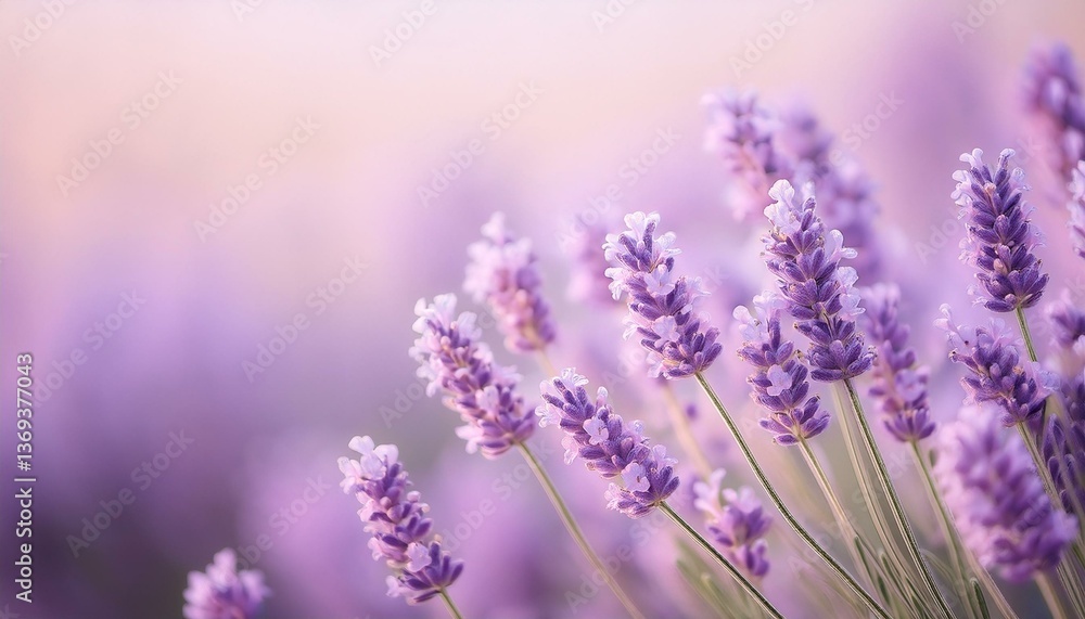 Fototapeta premium Lavender blossoms in soft light