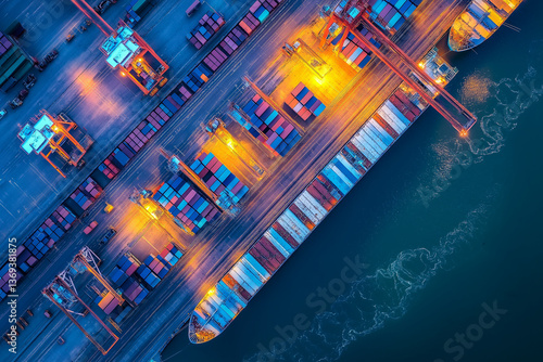 Digital Twin Port Managing Logistical Efficiency and Ship Movements