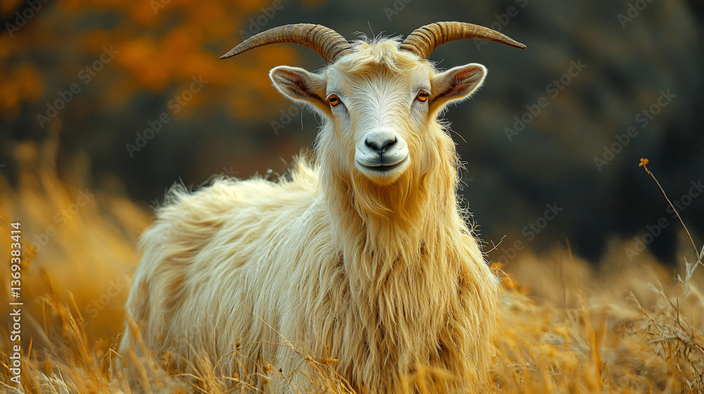 Obraz premium fat goat look handsome
