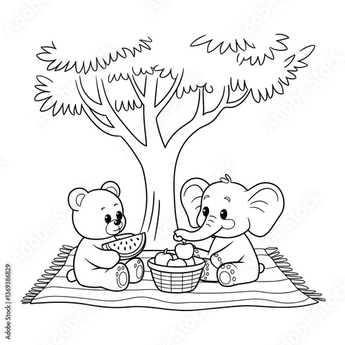 kdp cover, cover, book cover, cartoon illustration, cute coloring book cover, cute kids illustration, cartoon cover, kawaii coloring, easy and bold, kawaii cover, cozy, cozy cover, fuzzy, hygge, color