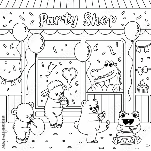 kdp cover, cover, book cover, cartoon illustration, cute coloring book cover, cute kids illustration, cartoon cover, kawaii coloring, easy and bold, kawaii cover, cozy, cozy cover, fuzzy, hygge, color