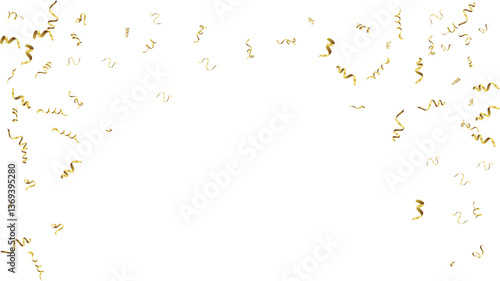 Celebration background template with confetti Colorful ribbons frame. luxury greeting rich card.
