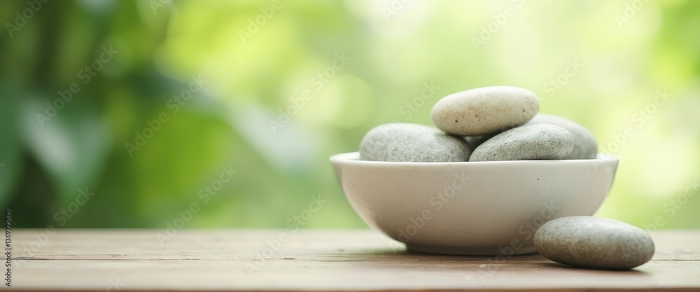 Zen Stone Balance in White Ceramic Dish, Mindfulness Photography for Holistic Wellness and Spa Environment Design
Zen Stone Balance in White Ceramic Dish, Mindfulness Photography for Holistic Wellness and Spa Environment Design