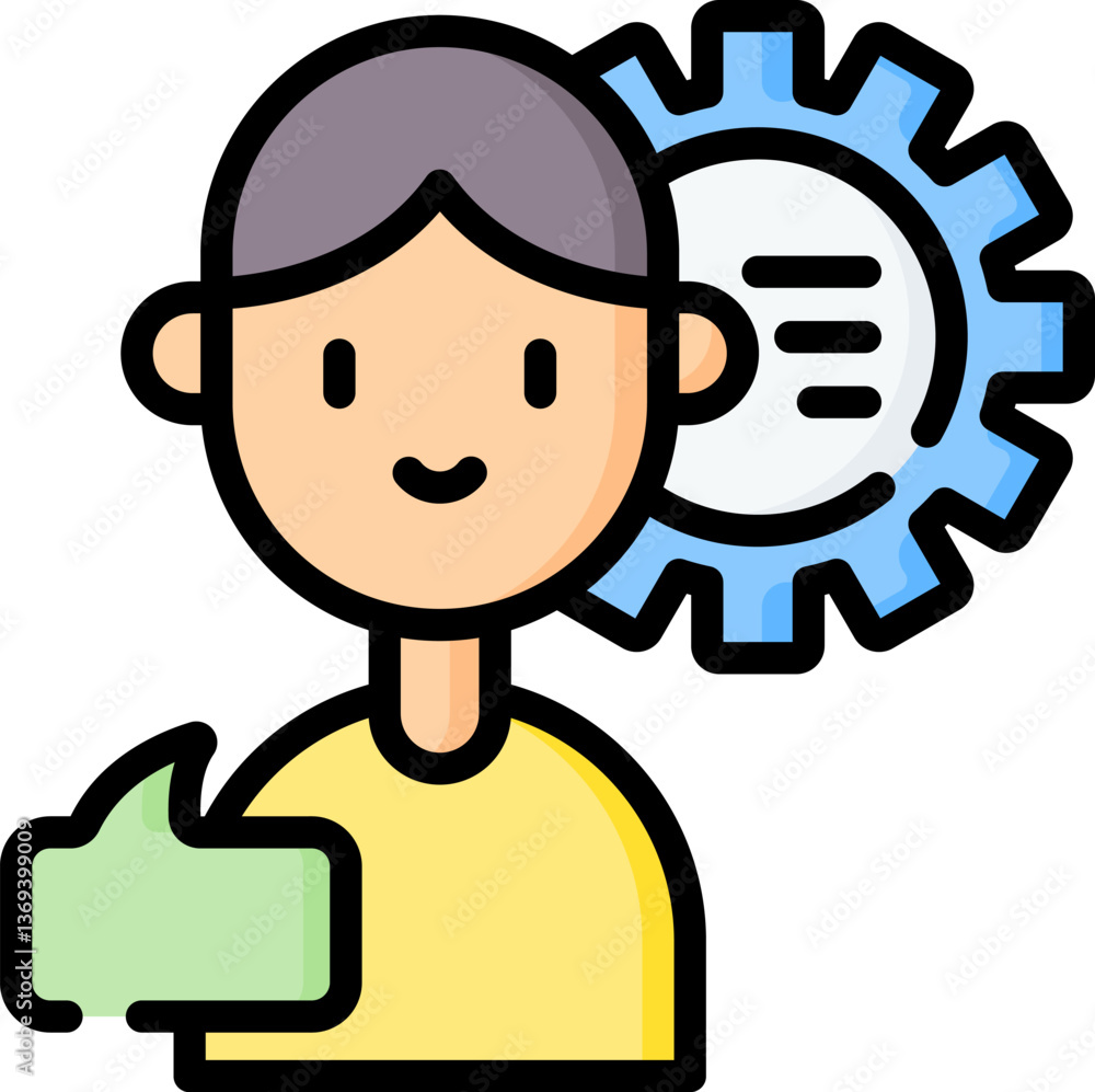 consultant Illustration on a white background. consultant Illustration on a white background.