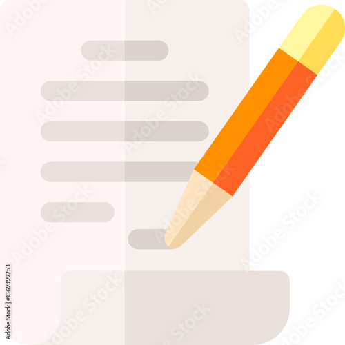 copywriter Illustration on a white background.