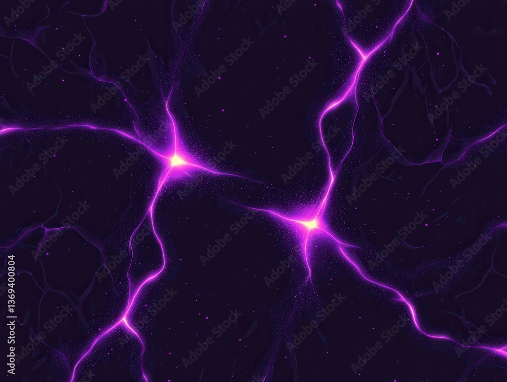 A vibrant depiction of neural connections with glowing pink highlights against a dark background, representing brain activity or digital networks. A vibrant depiction of neural connections with glowing pink highlights against a dark background, representing brain activity or digital networks.