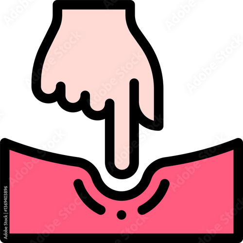elasticity Illustration on a white background