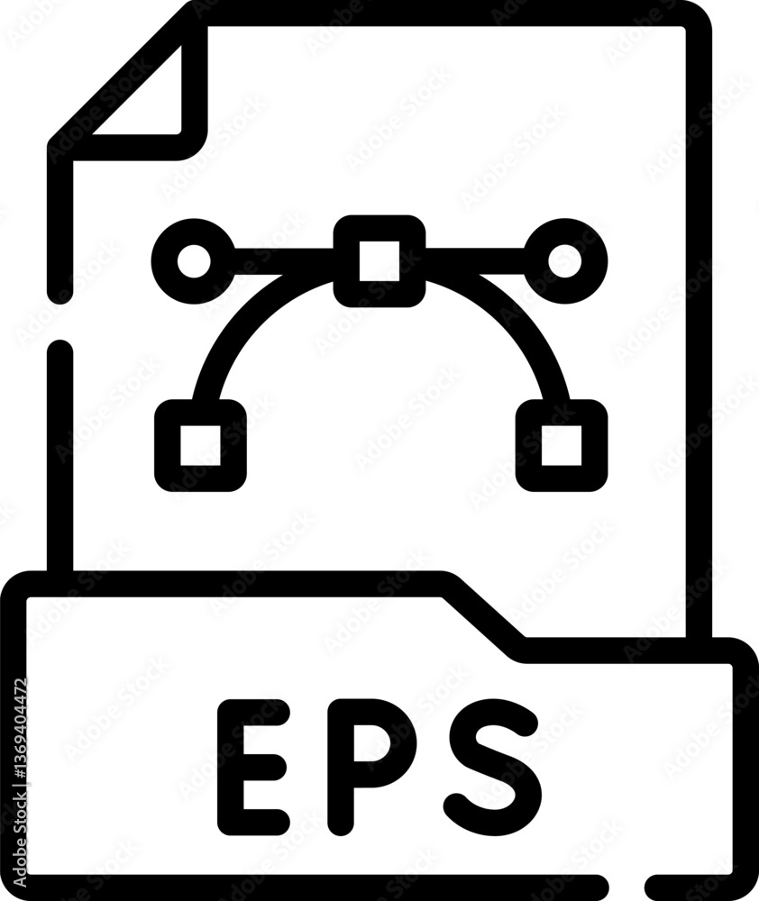 eps extension Illustration on a white background eps extension Illustration on a white background