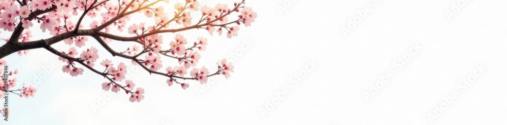 Delicate tree branches isolated on white background, tree branches, peaceful scene, serene atmosphere Delicate tree branches isolated on white background, tree branches, peaceful scene, serene atmosphere