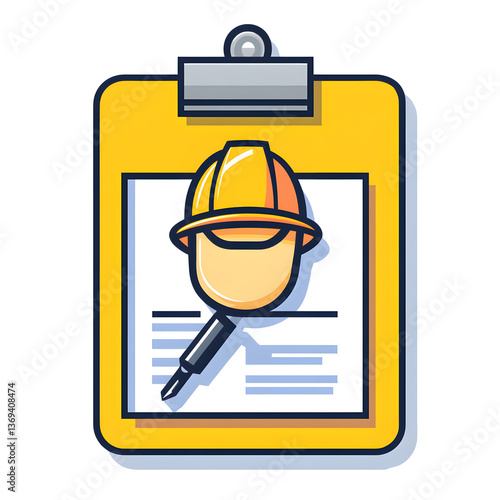 Construction job site safety aerial infographic & compliance checklist review
