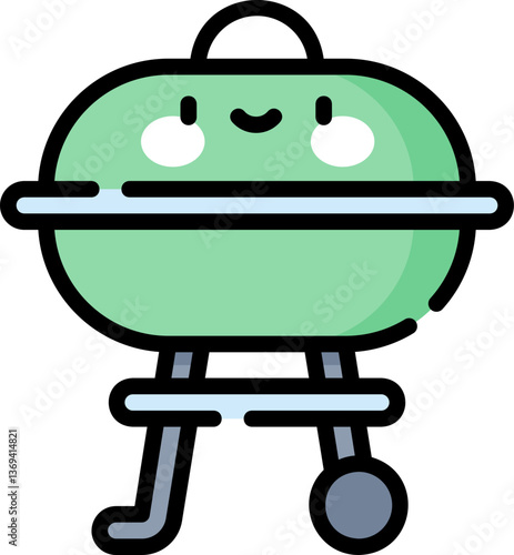 grill Illustration on a white background