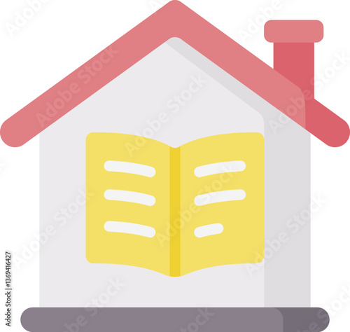homeschooling (2) Illustration on a white background