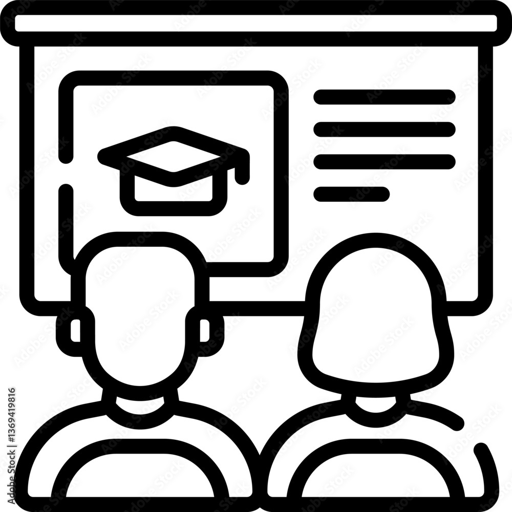 learning Illustration on a white background. learning Illustration on a white background.