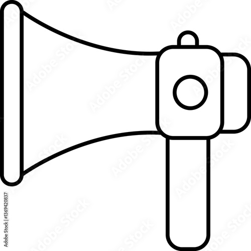 loud speaker Illustration on a white background.