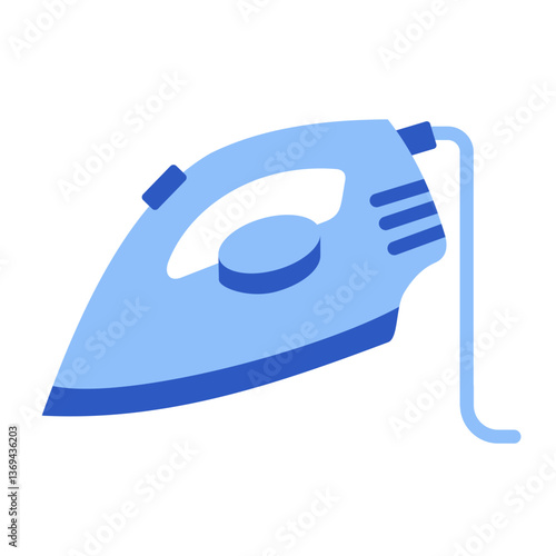electric iron icon	