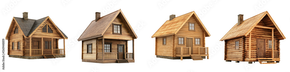 A collection of charming log cabins set amidst a picturesque natural environment offering a tranquil rustic retreat A collection of charming log cabins set amidst a picturesque natural environment offering a tranquil rustic retreat