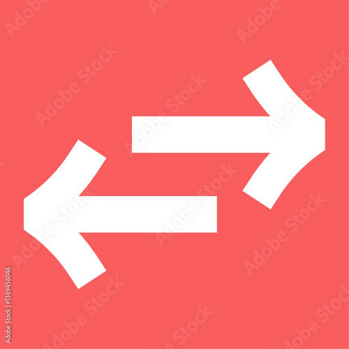 Fotografie Double Opposite Arrows