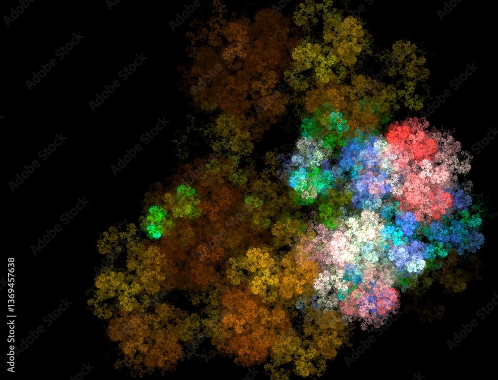 Fototapeta premium Imaginatory fractal abstract background Image