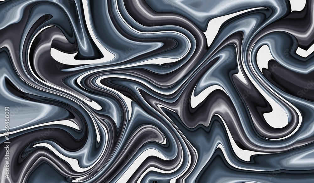 black and white liquify pattern for wallpaper and background. abstract illustration black and white liquify pattern for wallpaper and background. abstract illustration