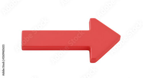 Red arrow illustration. Red arrow symbol. Red arrow icon. Arrows vector. Vector illustration