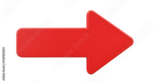 Red arrow illustration. Red arrow symbol. Red arrow icon. Arrows vector. Vector illustration