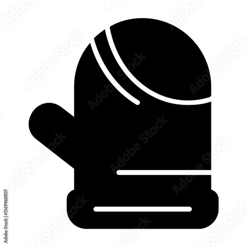 Oven mitts Solid Style Icon 