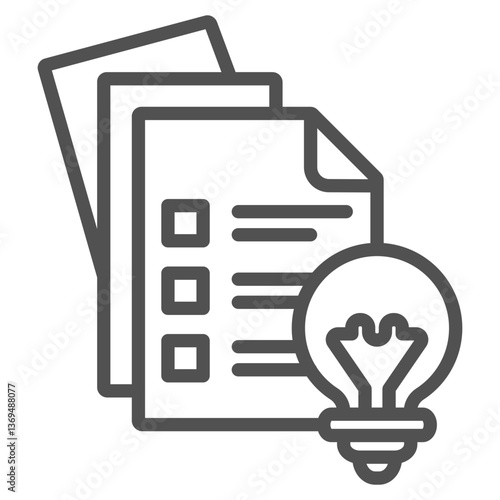 Brief Outline Icon