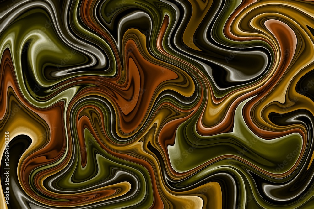 Obraz premium abstract liquify pattern for wallpaper. colorful illustration 