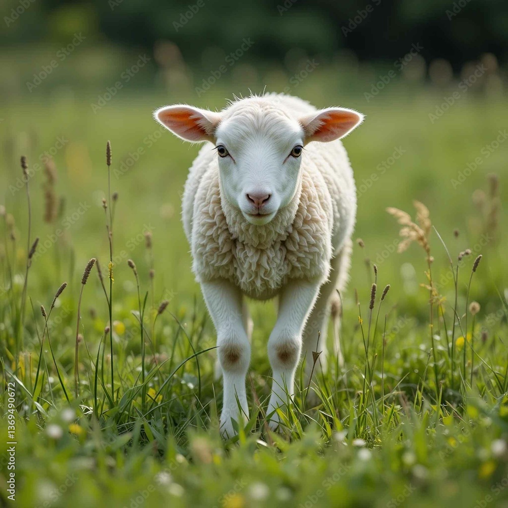 Obraz premium sheep and lamb