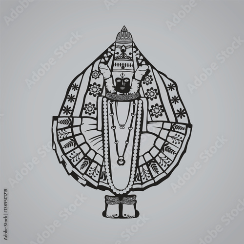 Mahalakshmi Ambabai Devi Kolhapur Vector art
A divine and beautifully detailed vector illustration of Goddess Ambabai (Mahalakshmi Devi), a revered deity known for prosperity, strength, and protection