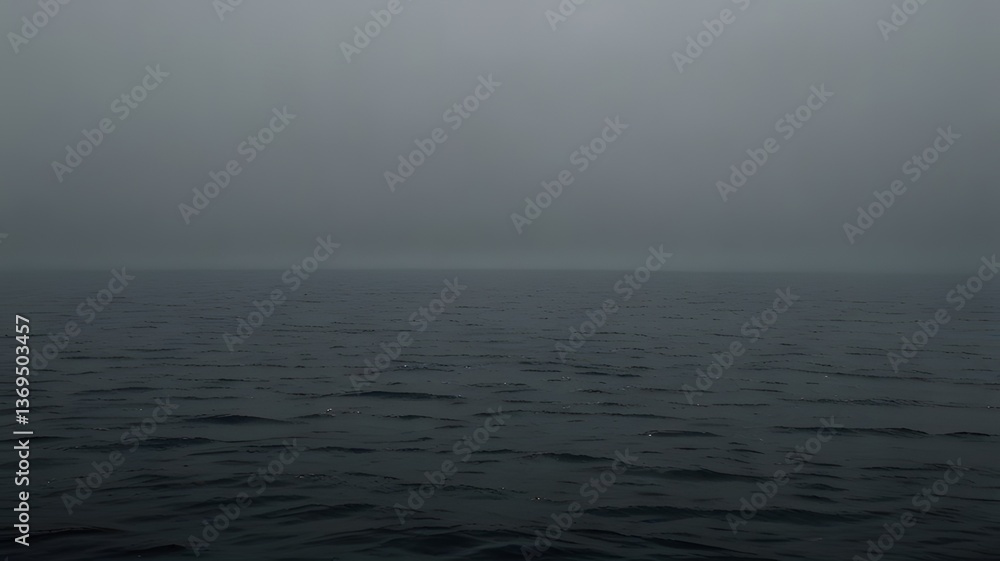 Foggy Sea Horizon Foggy Sea Horizon