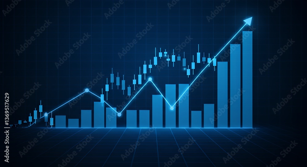 Growing Business Graph Chart Stock Market Growing Business Graph Chart Stock Market