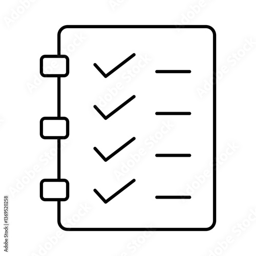 Planning Line Icon. Startup, Success, Growth Editable Stroke Vector Illustration