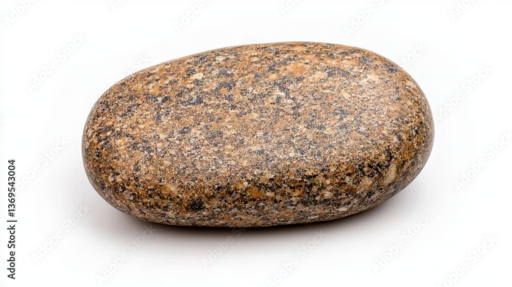Slow life balance serenity wellness. A smooth, oval stone with a speckled texture, showcasing natural earthy tones and a polished surface, ideal for decorative or therapeutic purposes. Slow life balance serenity wellness. A smooth, oval stone with a speckled texture, showcasing natural earthy tones and a polished surface, ideal for decorative or therapeutic purposes.